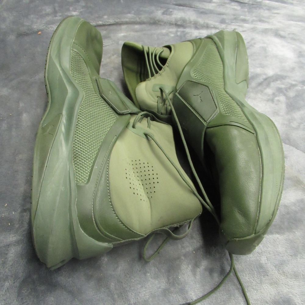 Puma Fenty by Rihanna Shoes Mens 13 Cypress Green Hi Top Sneakers Basketball Gym - Picture 5 of 14